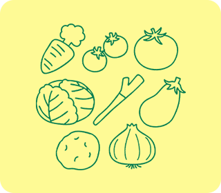 50種類以上の野菜をランダム配送