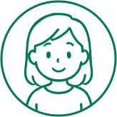 成人女性のアイコン